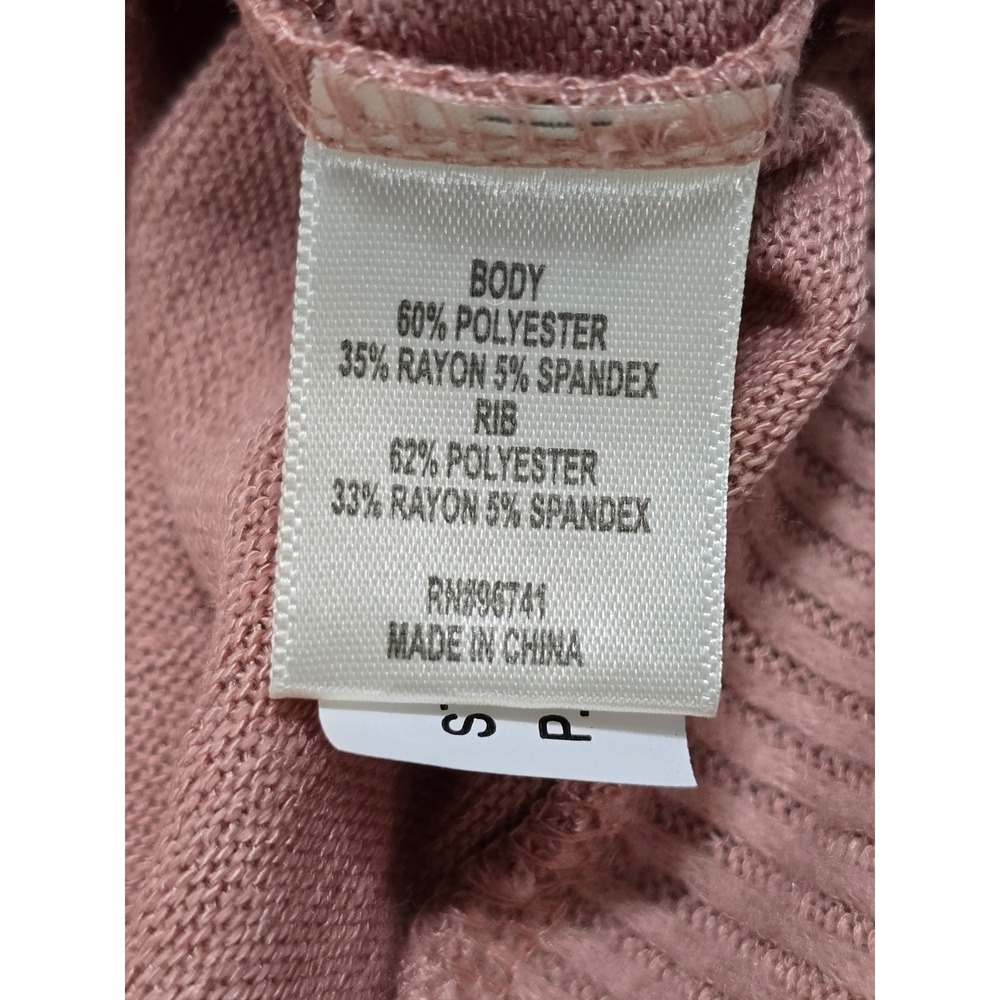 Just Be Self Pink Positive Vibes Crew Neck‎ Pullover Top Womens Size L - Picture 7 of 13